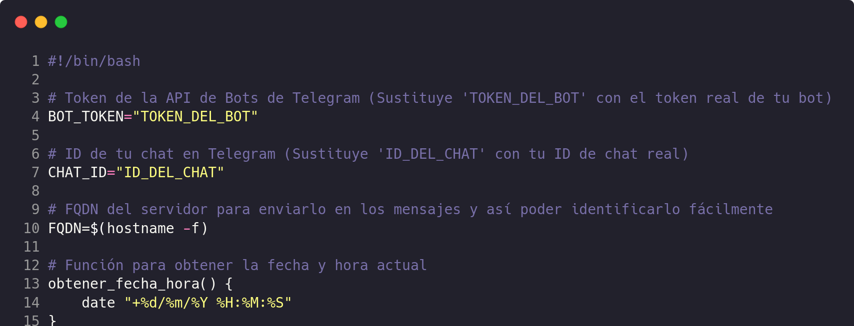 Recibe notificaciones sobre las actualizaciones de tu servidor en Telegram